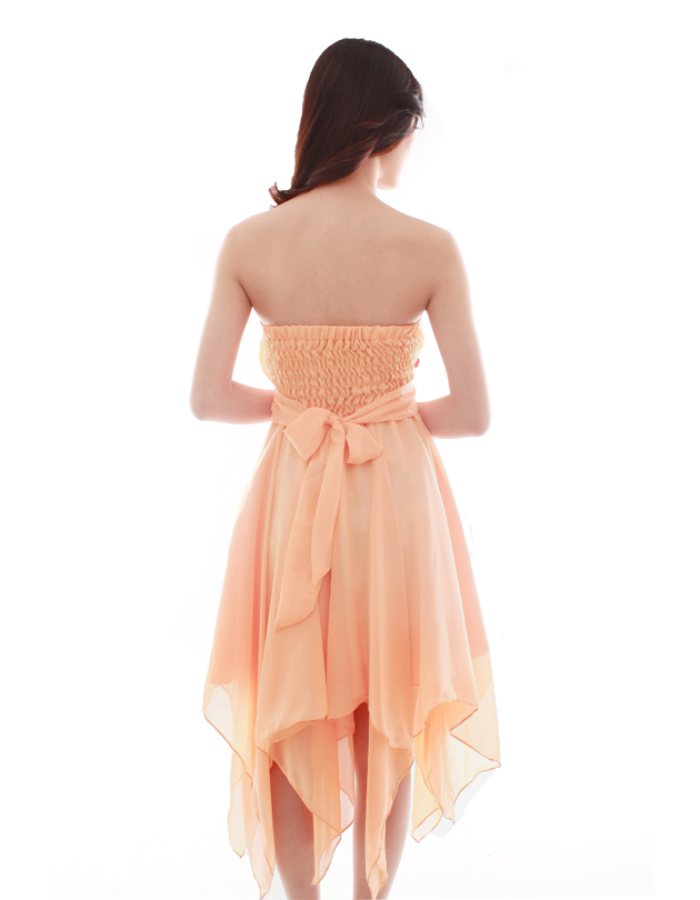 Pixie Dress in Tangerine